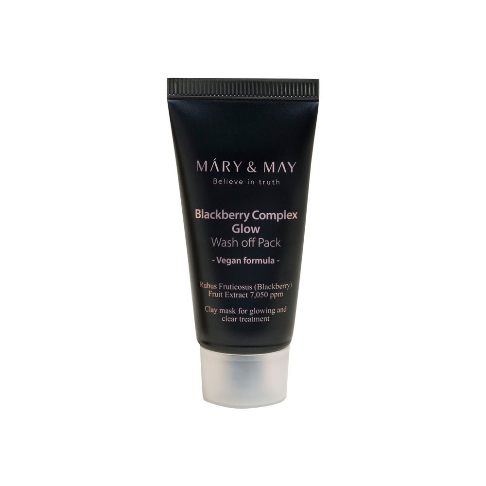 [MARY & MAY] Vegan Blackberry Complex Glow Wash off Pack 30g - Daebak