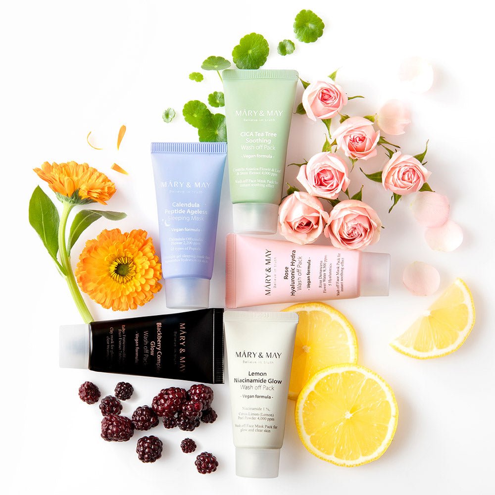 [MARY & MAY] Vegan Calendula Peptide Ageless Sleeping Mask 30g - Daebak