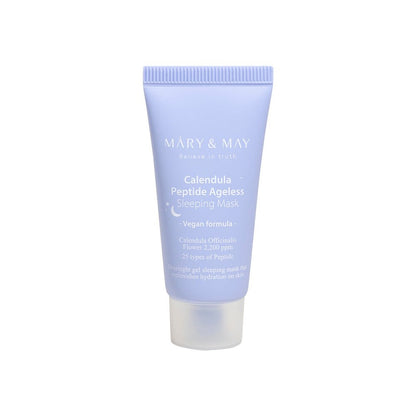 [MARY & MAY] Vegan Calendula Peptide Ageless Sleeping Mask 30g - Daebak