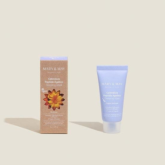 [MARY & MAY] Vegan Calendula Peptide Ageless Sleeping Mask 30g - Daebak