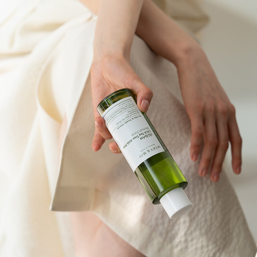 [MARY & MAY] Vegan CICA Tea Tree AHA PHA Blemish Toner 200ml - Daebak