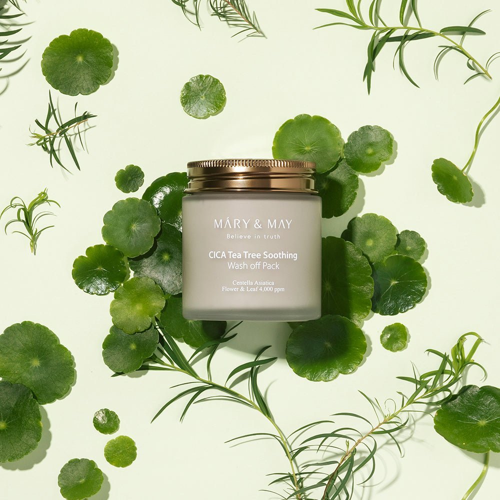 [MARY & MAY] Vegan CICA TeaTree Soothing Wash off Pack 125g - Daebak