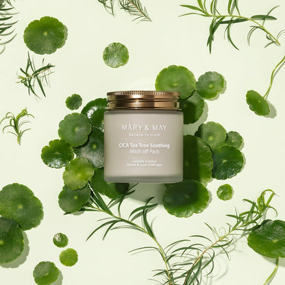 [MARY & MAY] Vegan CICA TeaTree Soothing Wash off Pack 125g - Daebak