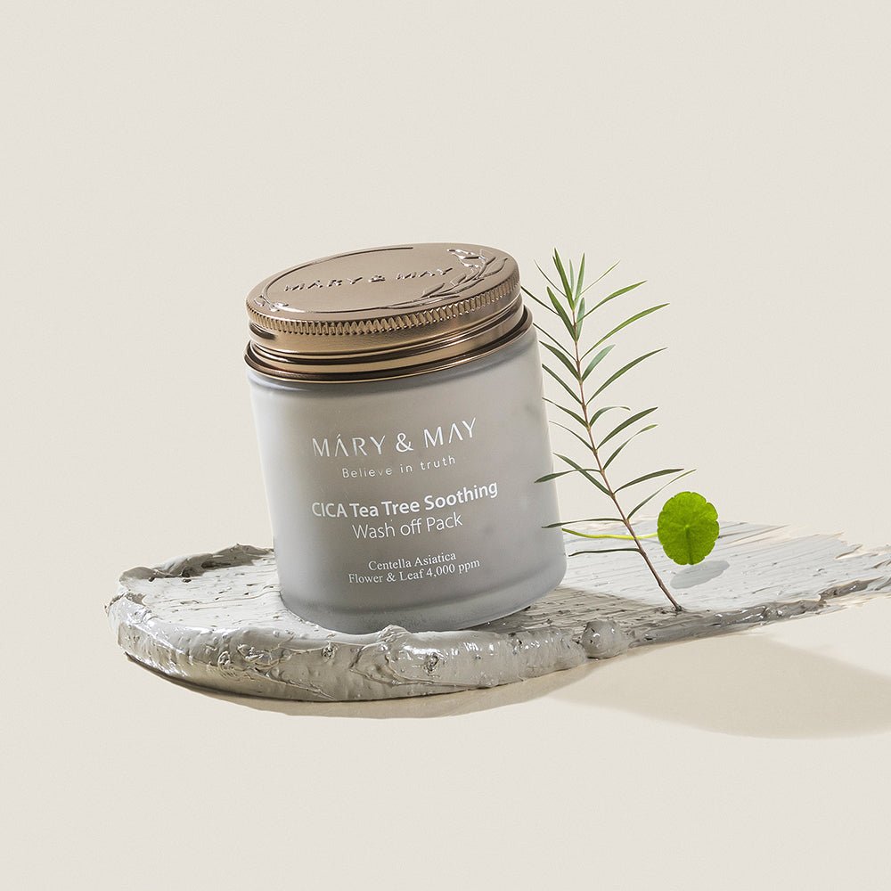 [MARY & MAY] Vegan CICA TeaTree Soothing Wash off Pack 125g - Daebak