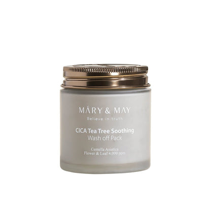 [MARY & MAY] Vegan CICA TeaTree Soothing Wash off Pack 125g - Daebak