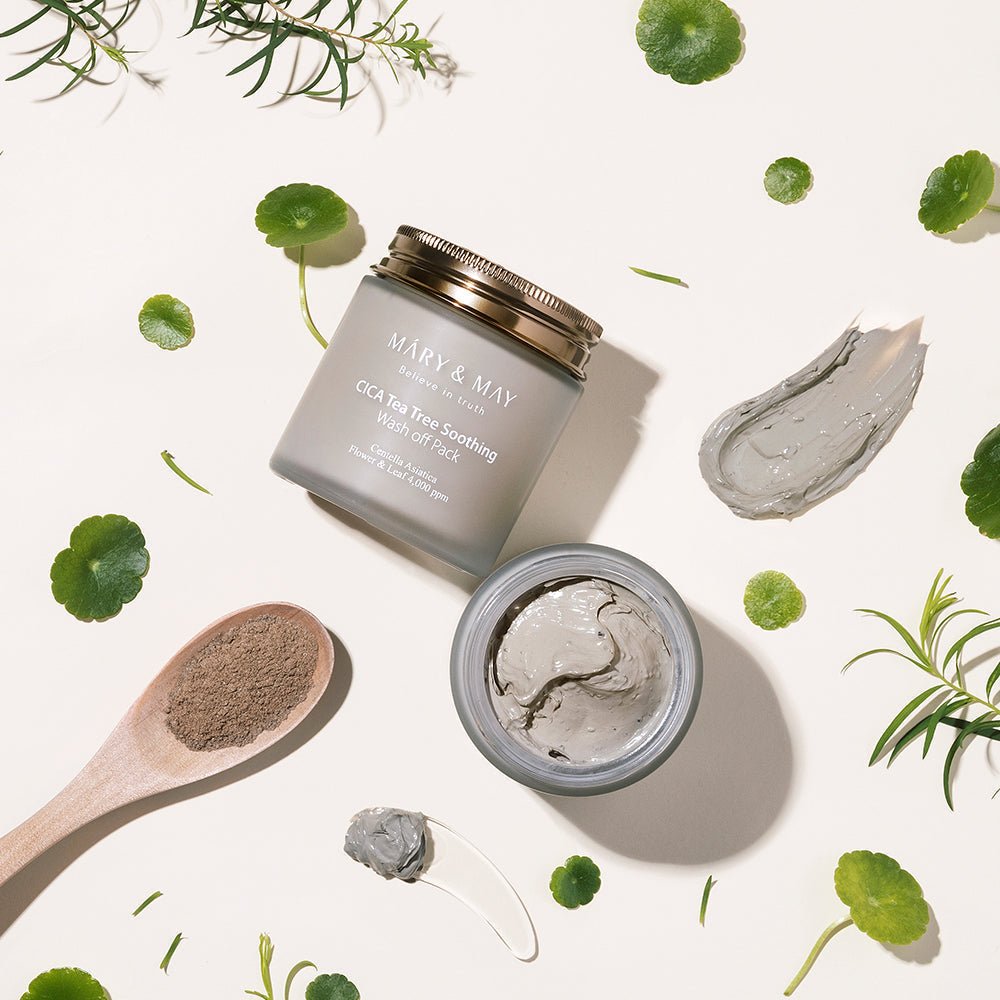 [MARY & MAY] Vegan CICA TeaTree Soothing Wash off Pack 125g - Daebak