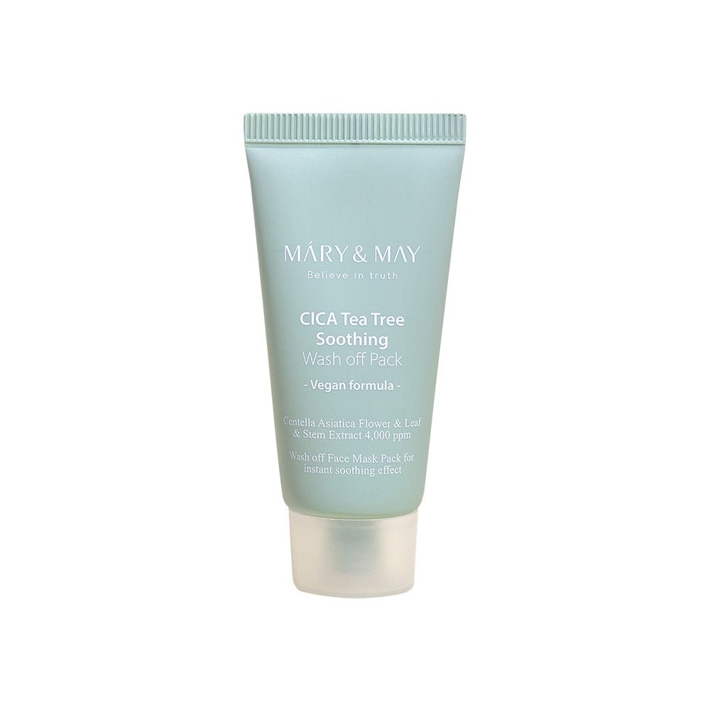 [MARY & MAY] Vegan CICA TeaTree Soothing Wash off Pack 30g - Daebak