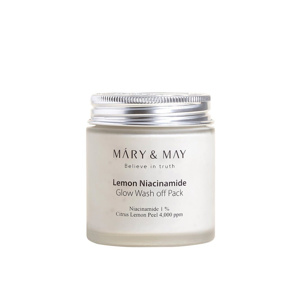 [MARY & MAY] Vegan Lemon Niacinamide Glow Wash off Pack 125g - Daebak
