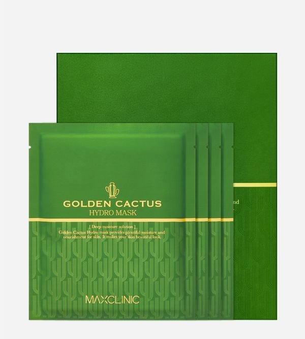 MAXCLINIC Golden Cactus Hydro Mask 25ml X 4ea - Daebak