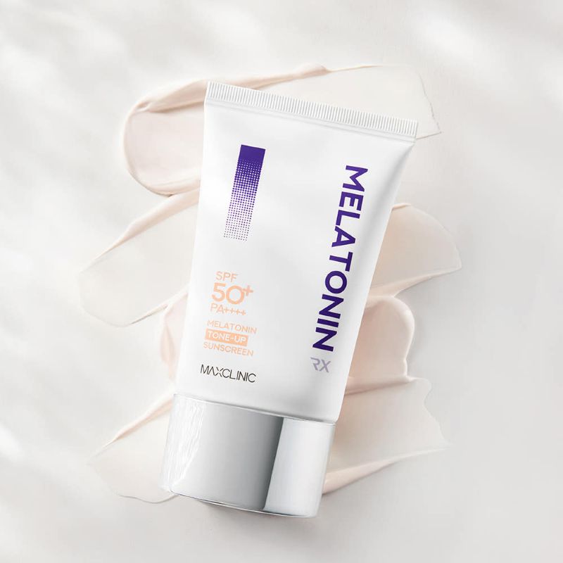 MAXCLINIC Melatonin Shot Tone-Up Sunscreen RX SPF50+ PA++++ 50ml - Daebak