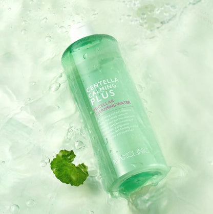 MAXCLINIC Micellar Cleansing Water Centella Calming Plus 500ml - Daebak