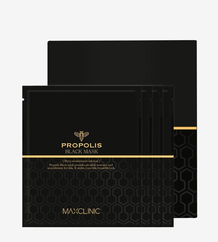 MAXCLINIC Propolis Black Mask 20g X 4ea - Daebak