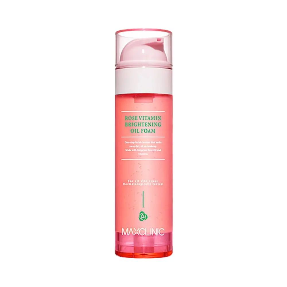 MAXCLINIC Rose Vitamin Brightening Oil Foam 110g - Daebak