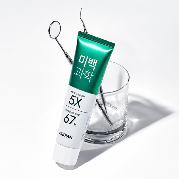 MEDIAN Whitening Science Toothpaste Plum Mint 100g*2 - Daebak