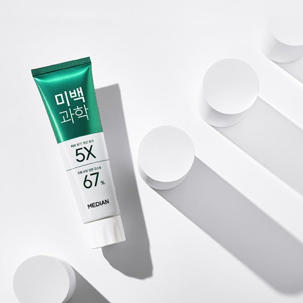 MEDIAN Whitening Science Toothpaste Plum Mint 100g*2 - Daebak