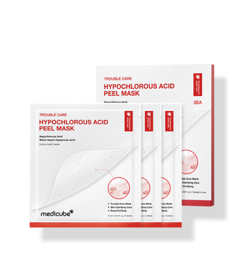 medicube Hypochlorige-Säure-Peel-Maske 13ml X 3 Stück