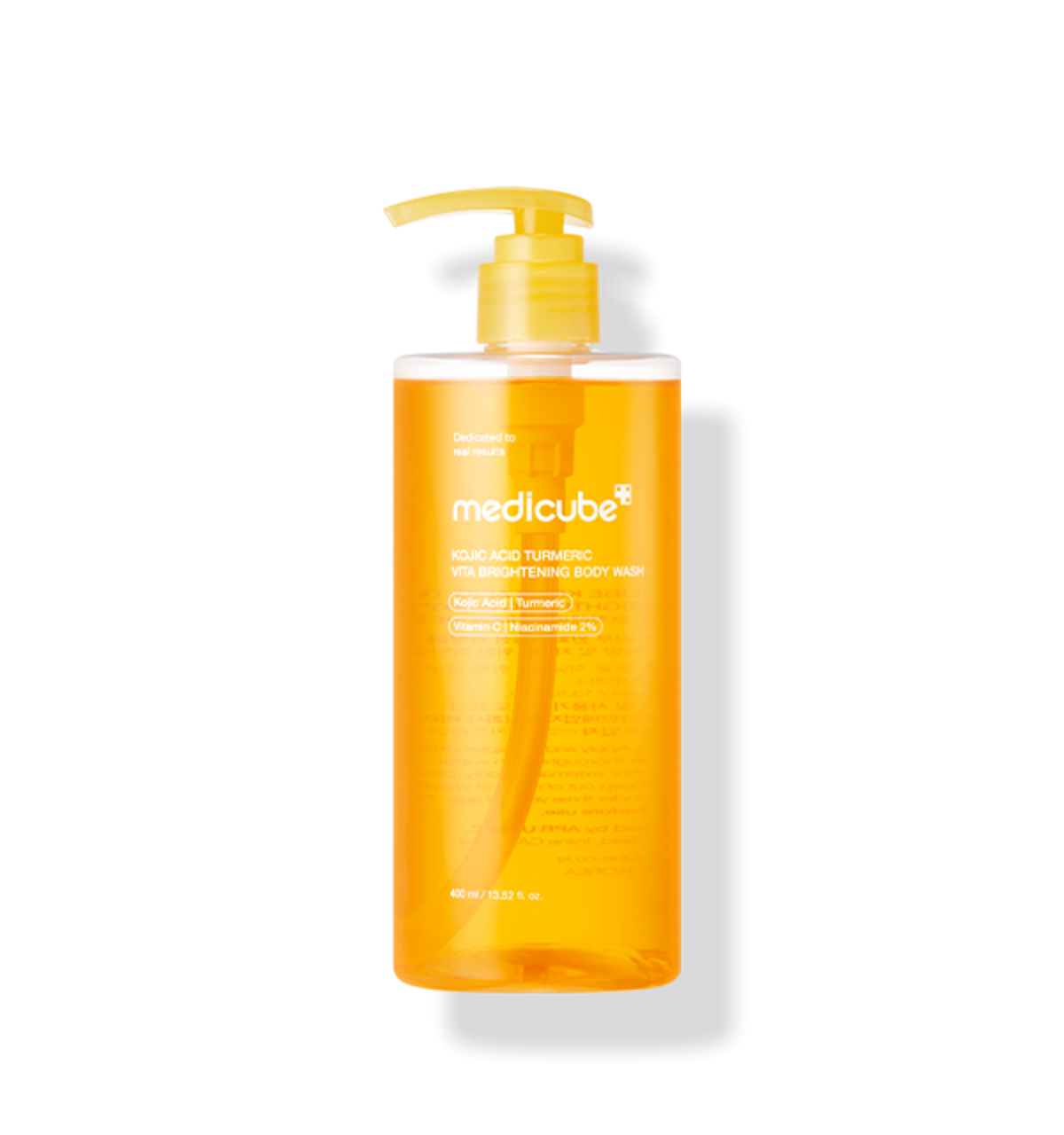 Gel de ducha corporal iluminador Vita con ácido kójico y cúrcuma de medicube 400ml