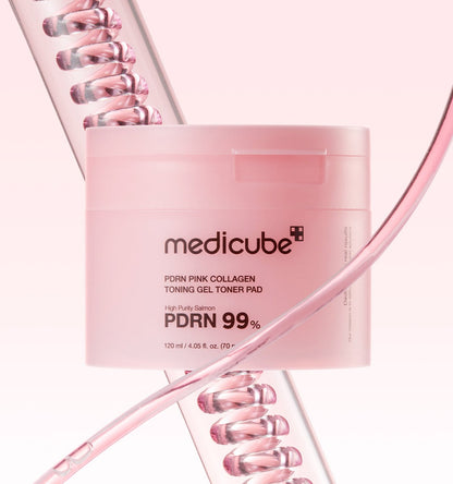 medicube PDRN Pink Collagen Gel Toner Pad 120ml/70pads - Daebak