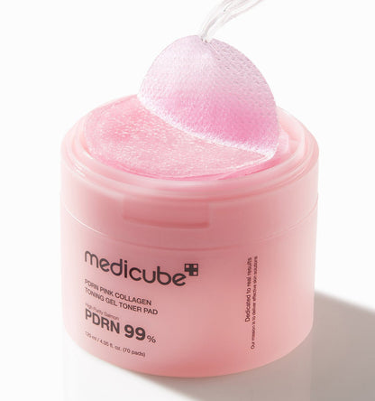 medicube PDRN Pink Collagen Gel Toner Pad 120ml/70pads - Daebak