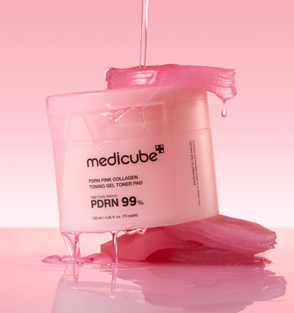 medicube PDRN Pink Collagen Gel Toner Pad 120ml/70pads - Daebak