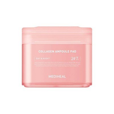 MEDIHEAL Collagen Ampoule Toner Pads 100ct - New - Daebak