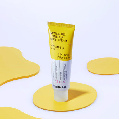 MEDIHEAL كريم الشمس المرطب لتوحيد اللون بفيتامين C سعة 50ml (SPF 50+، PA++++)