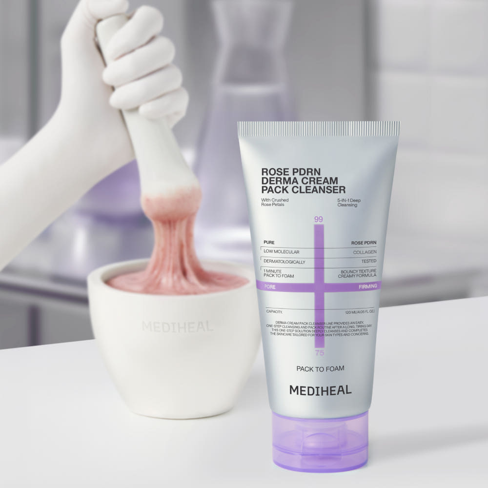 MEDIHEAL ローズ PDRN ダーマクリームパッククレンザー 50ml