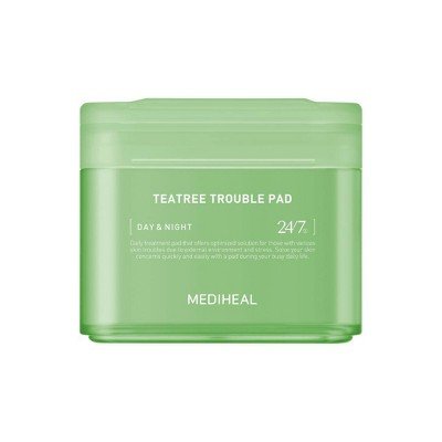 MEDIHEAL Teatree Trouble Toner Pads 100ct - New - Daebak