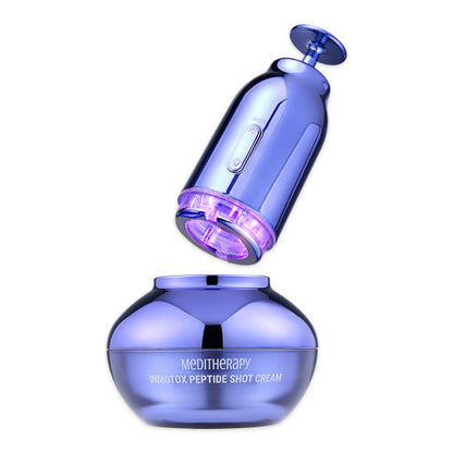 MEDITHERAPY Crème Inmotox Peptide Shot 50 ml + Appareil Jet Suceur (Ce produit peut uniquement être expédié par service express.)