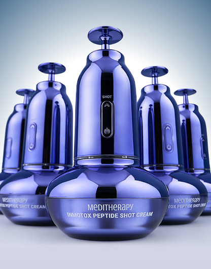 MEDITHERAPY Crème Inmotox Peptide Shot 50 ml + Appareil Jet Suceur (Ce produit peut uniquement être expédié par service express.)