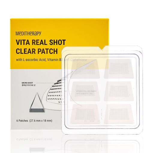 MEDITHERAPY Vita Real Shot Clear Patch 6patches (27.6mm X 18mm) - Daebak