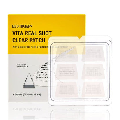 MEDITHERAPY Vita Real Shot Clear Patch 6patches (27.6mm X 18mm) - Daebak