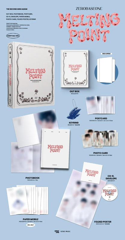 Zerobaseone 2nd Mini Album: Melting Point