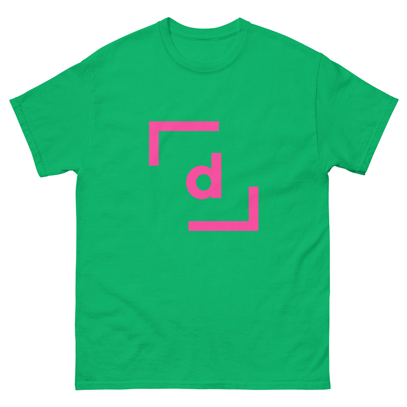D’ Basic Tee (Men) - Pink Logo