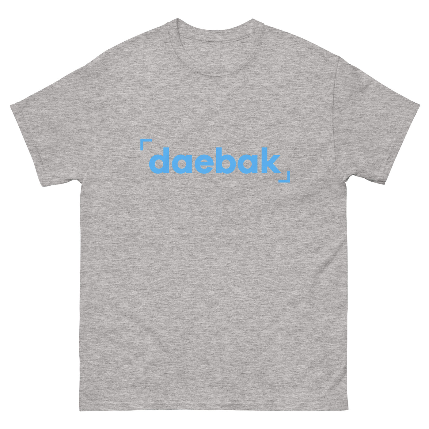 Daebak Basic Tee (Men) - Blue Logo