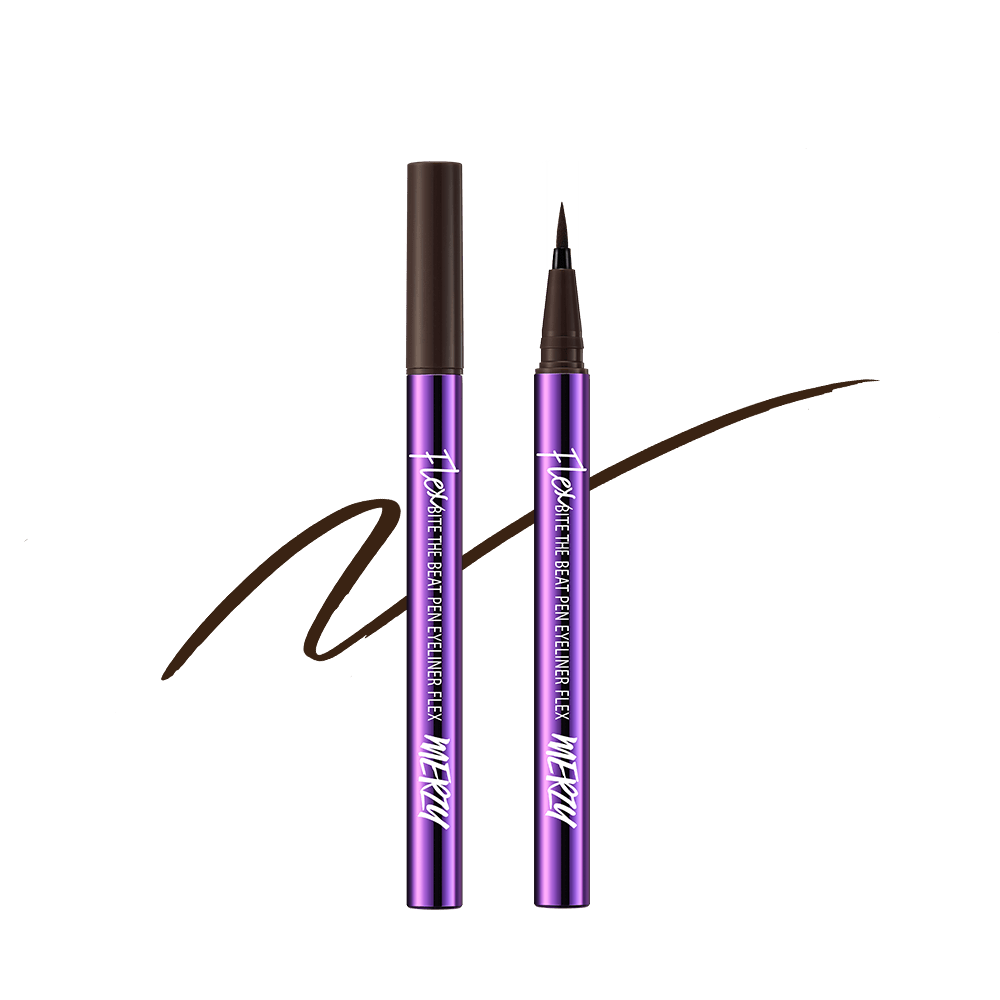 MERZY BITE THE BEAT PEN EYELINER FLEX 0.6g (3 Colors) - Daebak