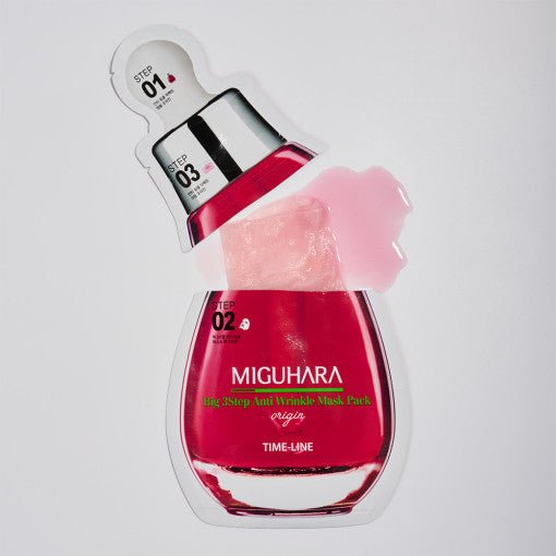 MIGUHARA Big 3 Step Anti-Wrinkle Mask Pack Origin 1.7ml + 25ml + 2ml - Daebak