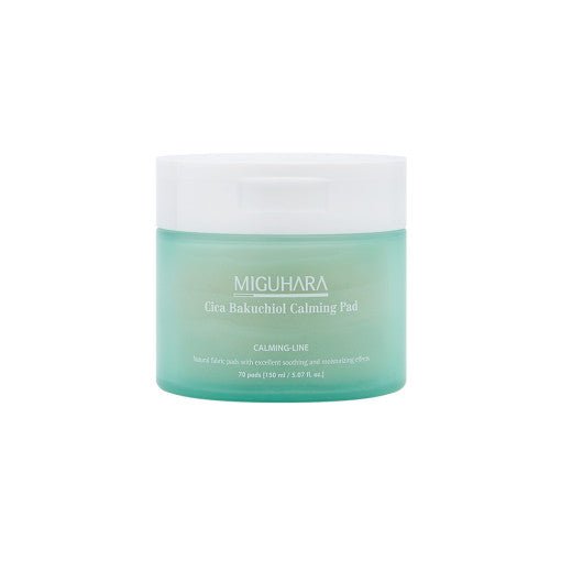 MIGUHARA Cica Bakuchiol Calming Pad 70 pads 150ml - Daebak