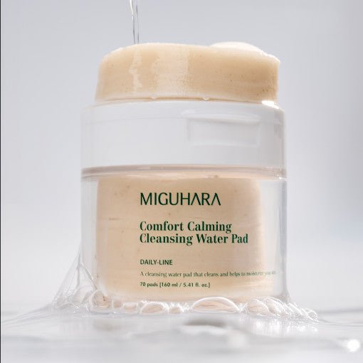 MIGUHARA Comfort Calming Cleansing Water Pad 70 pads 160ml - Daebak