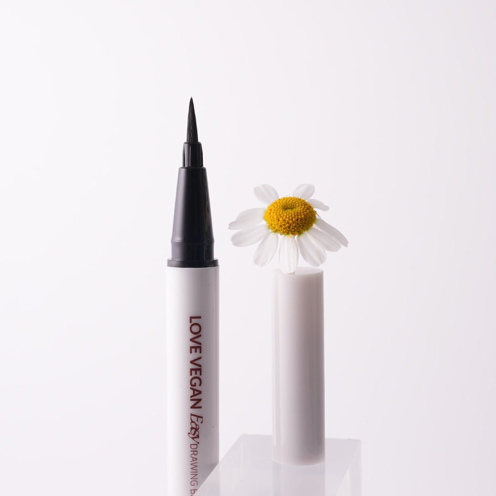 MIGUHARA Love Vegan Easy Drawing Brush Eye Liner - 2 Colors 0.6g - Daebak