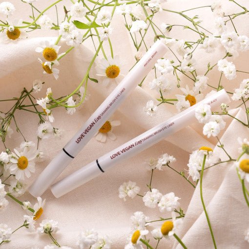 MIGUHARA Love Vegan Easy Drawing Brush Eye Liner - 2 Colors 0.6g - Daebak