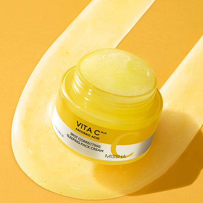 MISSHA Vita C Plus Spot Correcting Sleeping Mask Pack Cream 50ml