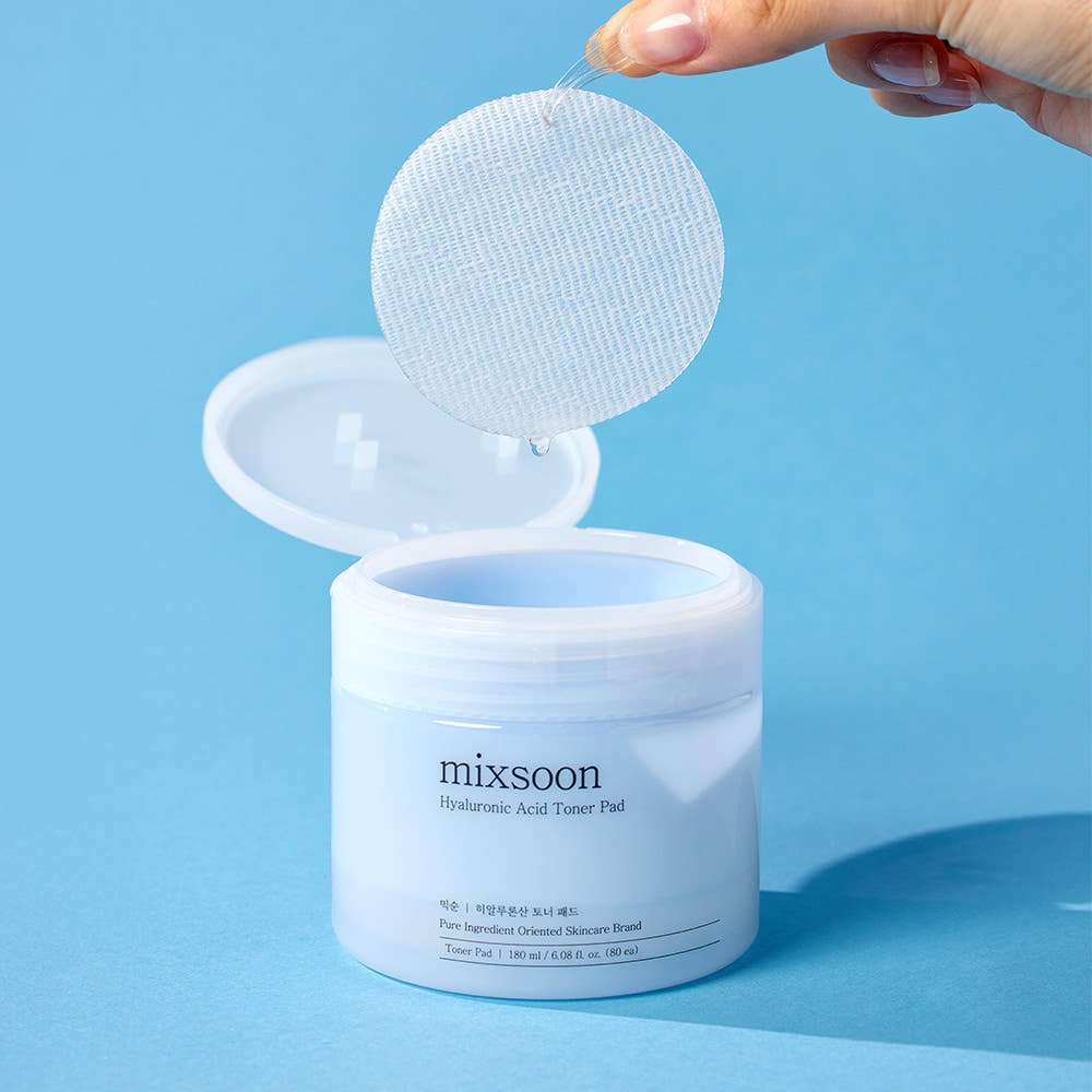 mixsoon Hyaluronic Acid Toner Pad 80ea/180ml - Daebak
