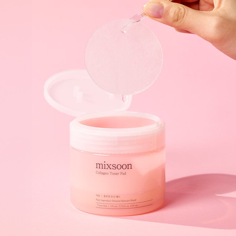 mixsoon PDRN Collagen Toner Pad 110ea/170ml - Daebak