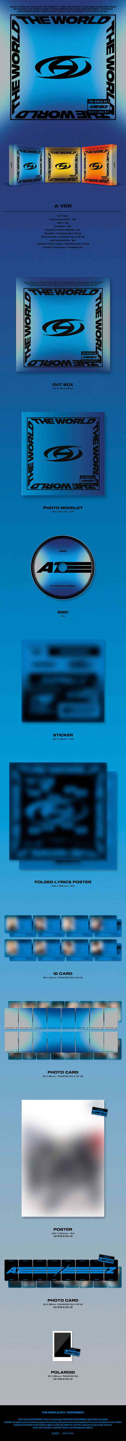Ateez 4th Mini Album The World Ep. 1 : Movement