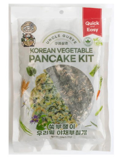 Mugwort Aster Korean Wheat Vegetable Pancake Kit (153g) - Daebak