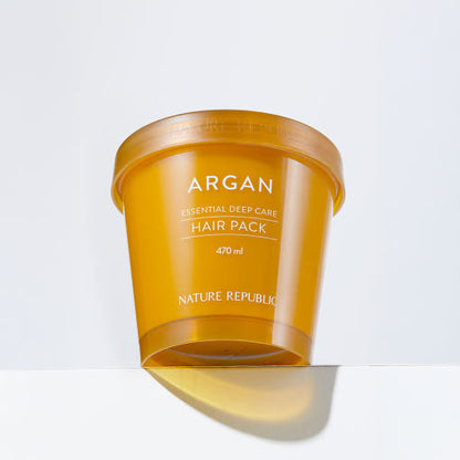 [NATURE REPUBLIC] Maschera per capelli Argan Essential Deep Care 470ml