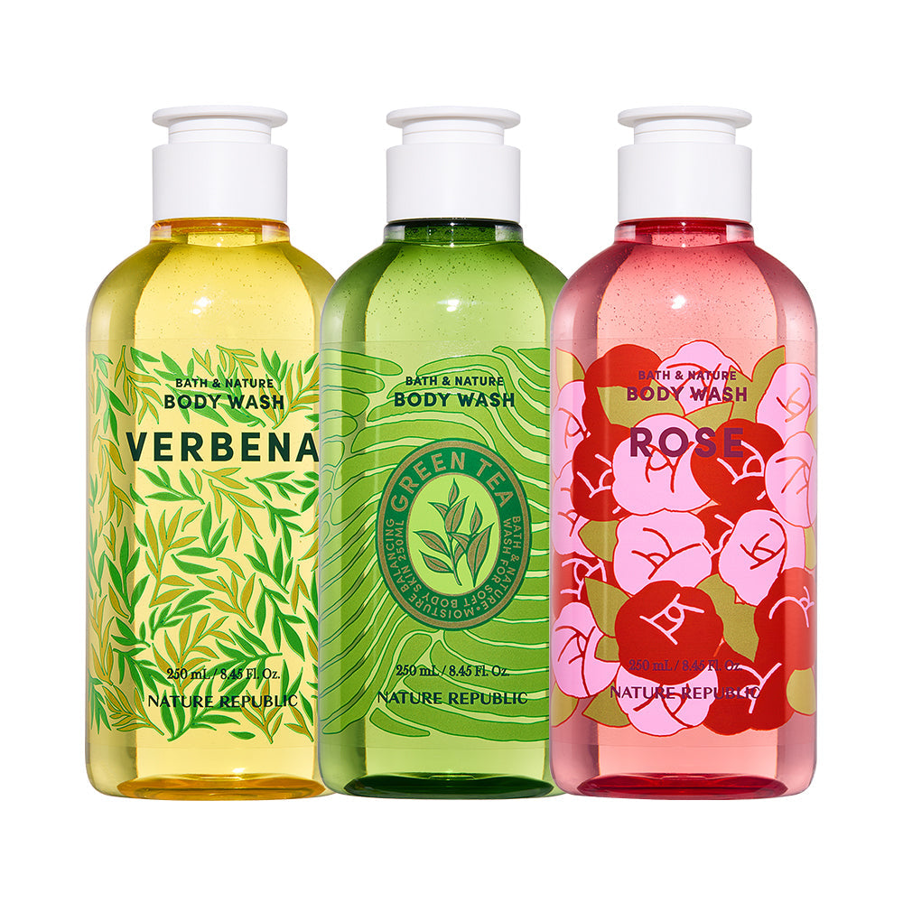 [NATURE REPUBLIC] Gel Douche Corps Bath And Nature 250 ml (3 types)