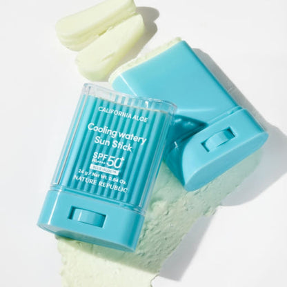 [NATURE REPUBLIC] California Aloe Cooling Watery Sun Stick بمعامل حماية SPF50+ PA++++ بوزن 24g