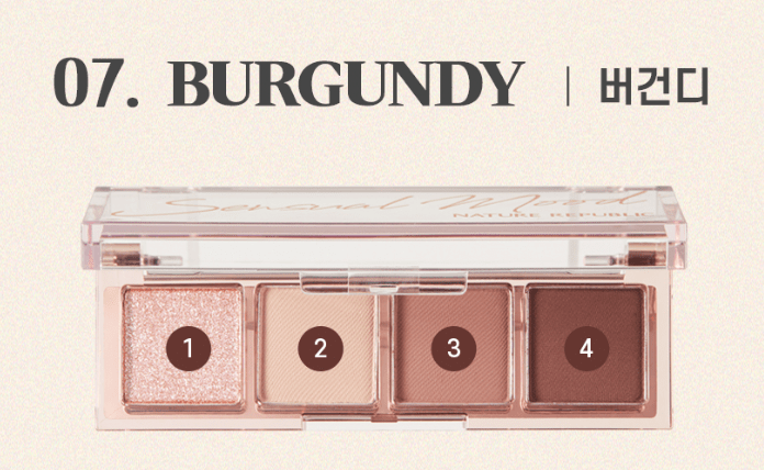 [NATURE REPUBLIC] Daily Basic Palette 2.4~2.7g (6colors) - Daebak